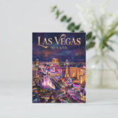 De Las Vegas Strip VS Briefkaart (Staand voorkant)