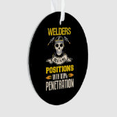 De lassers doen het in al zijn positie ornament (voorkant)