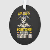 De lassers doen het in al zijn positie ornament (voorkant)