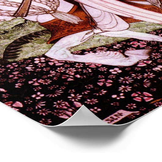 De Lassie en haar Godmoeder Fine Art Print (Hoek)