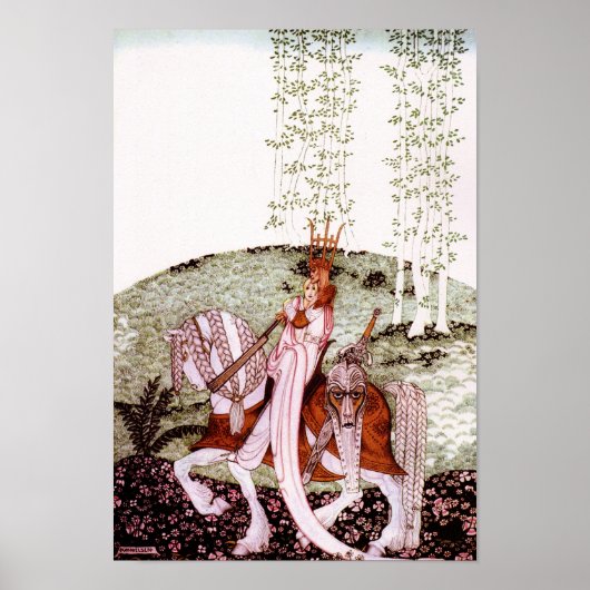 De Lassie en haar Godmoeder Fine Art Print (Voorkant)