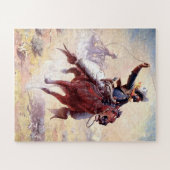 De Lassowerk Range Cowboy William Robinson Leigh Legpuzzel (Horizontaal)