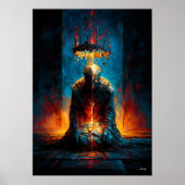 De Last van de Kroon – Monumentale Expressionist Poster (Voorkant)