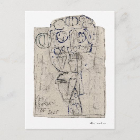 De last van het zelf feestdagenkaart (Voorkant)