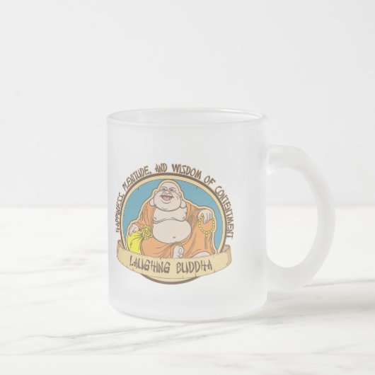 De lasterende Boeddha Matglas Koffiemok (Rechts)