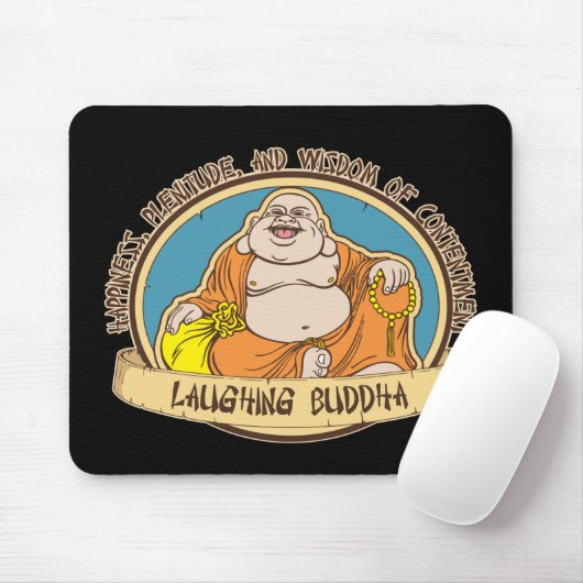 De lasterende Boeddha Muismat (Met muis)