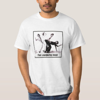 De lasterende honden op het warme doekje t-shirt