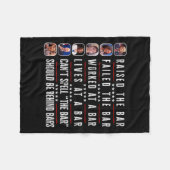 De lat hoger gelegd Harris faalde grappige Trump P Fleece Deken (Voorkant (Horizontaal))