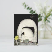 De lat was verwijderd terwijl hij slipte briefkaart (Staand voorkant)