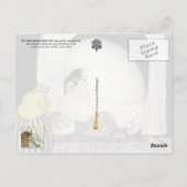 De lat was verwijderd terwijl hij slipte briefkaart (Achterkant)