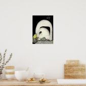 De lat was verwijderd terwijl hij slipte poster (Keuken)