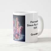 De late Flora Bearhart Jumbo-Mok Grote Koffiekop (Voorkant rechts)