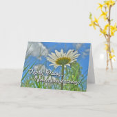 De late Groet van de Verjaardag - Witte Kaart (Gele Bloem)