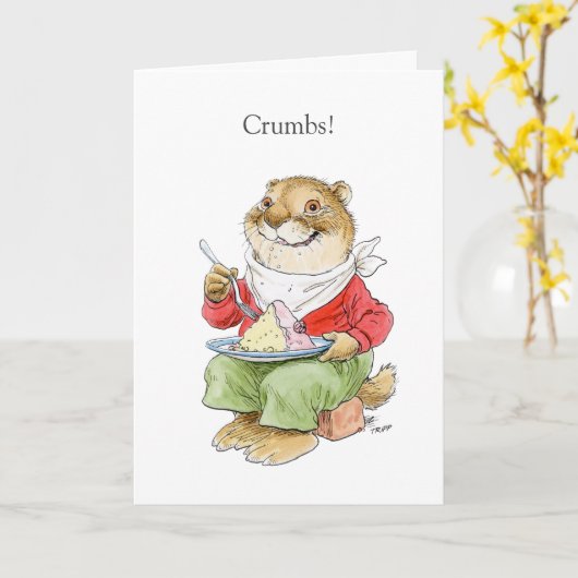 De late Kaart van Birthdat Muskrat (Gele Bloem)