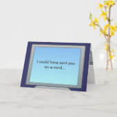 De late Kaart van de Verjaardag (Gele Bloem)