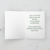 De late Kaart van de Verjaardag - Geheugen (Binnen)