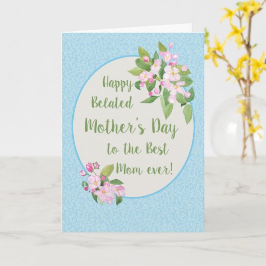 De late Kaart van het Moederdag, de Bloesem van (Gele Bloem)