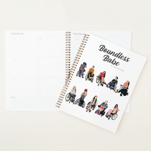 De "Laten we aan het werk" Babe Planner zonder gre (Display)