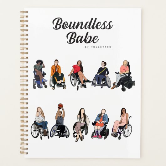 De "Laten we aan het werk" Babe Planner zonder gre (Voorkant)