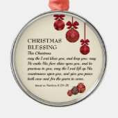 DE LATERBLOEK U | Aantal 6 | CHRISTMAS Metalen Ornament (Voorkant)