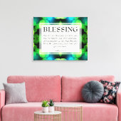 DE LATERBLOEK U | Nummers 6:24-26 BLOEDING Canvas Afdruk (Insitu (Woonkamer))