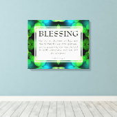 DE LATERBLOEK U | Nummers 6:24-26 BLOEDING Canvas Afdruk (Insitu (Houten vloer))