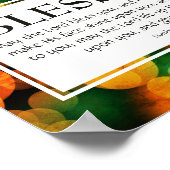 DE LATERBLOEK U | Nummers 6:24-26 BLOEDING Poster (Hoek)