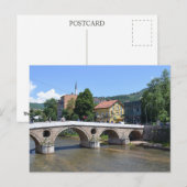 De Latijnse Brug. Sarajevo. Briefkaart (Voorkant / Achterkant)