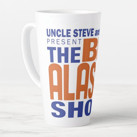 De Latte Mok van het Show Big Alaska (Linkerhoek)