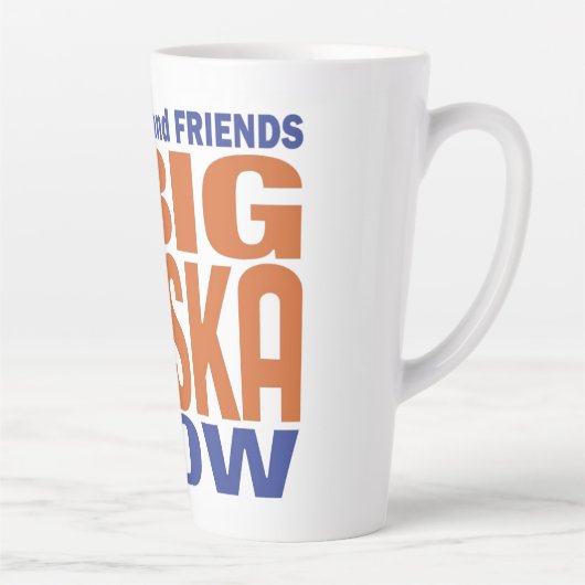 De Latte Mok van het Show Big Alaska (Rechts)