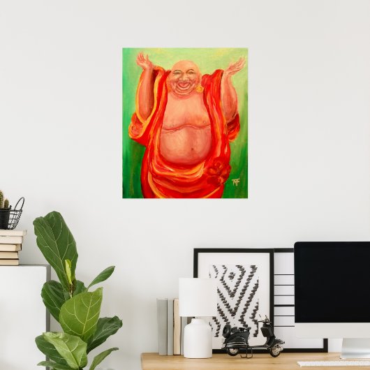 De Laughing Buddha - Poster (Thuiskantoor)