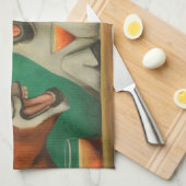 De Laughing Donkeys Theedoek (Quarter Fold)