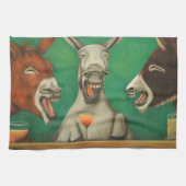 De Laughing Donkeys Theedoek (Horizontaal)