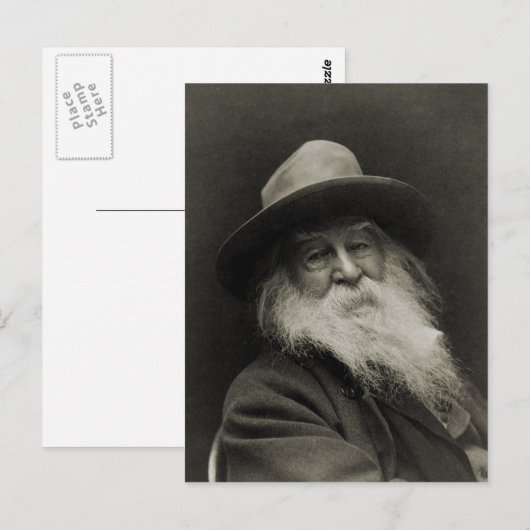 De Laughing Philosopher Poet Walt Whitman Briefkaart (Voorkant / Achterkant)