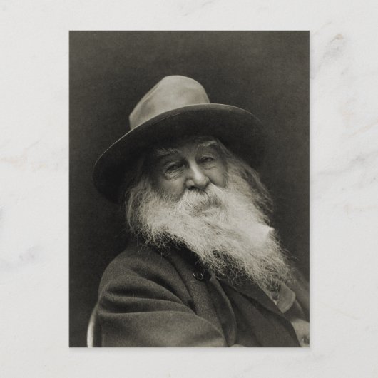 De Laughing Philosopher Poet Walt Whitman Briefkaart (Voorkant)