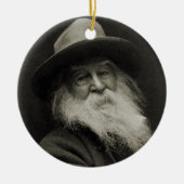 De Laughing Philosopher Poet Walt Whitman Keramisch Ornament (Voorkant)