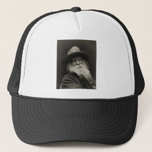De Laughing Philosopher Poet Walt Whitman Trucker Pet (Voorkant)