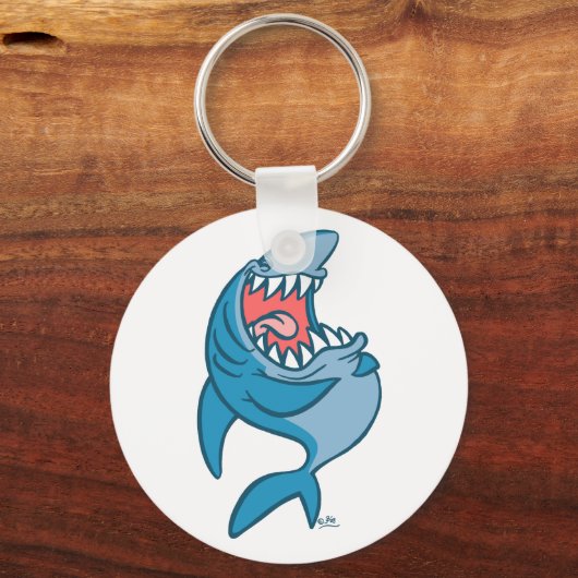 De Laughing Shark cartoon sleutelhanger (Voorkant)