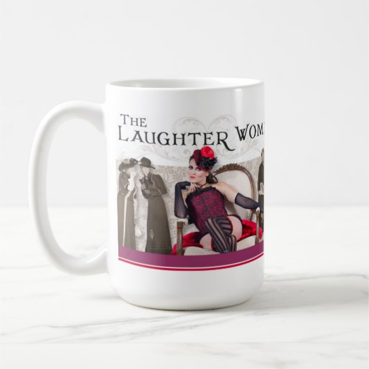 De Laughter Womb 15 oz mok (Links)