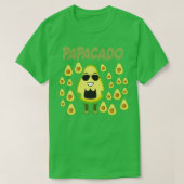 De Lauraceae Funny Papacado Pap Pasta cadeau T-shirt (Design voorkant)