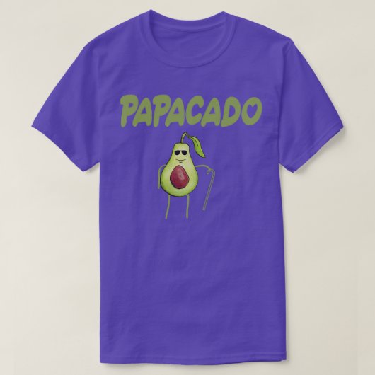 De Lauraceae Funny Papacado Pap Pasta cadeau T-shirt (Design voorkant)