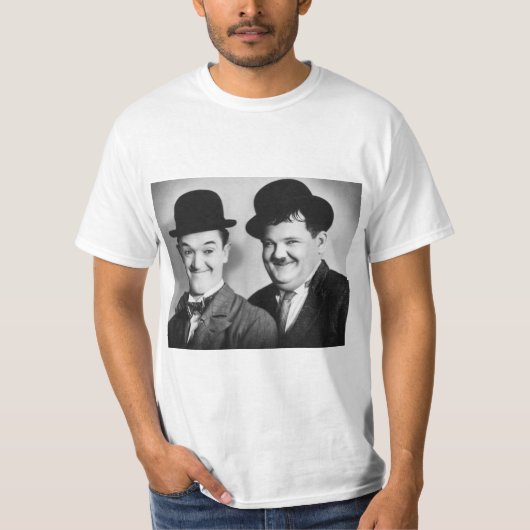 "De Laurel-Hardy lacherfenis: 95 jaar jong T-shirt (Voorkant)