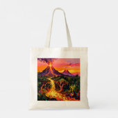 De Lava-watervallen Tote Bag (Achterkant)