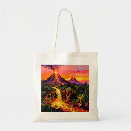 De Lava-watervallen Tote Bag
