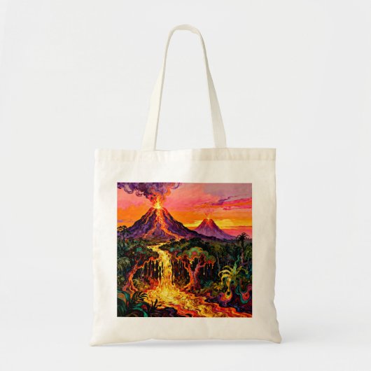 De Lava-watervallen Tote Bag (Voorkant)