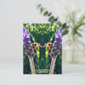 De Lavendel & De Bij Briefkaart (Staand voorkant)