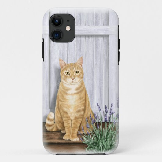 De Lavendel Deur Kat Case-Mate iPhone Case (Achterkant)