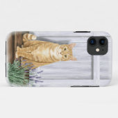 De Lavendel Deur Kat Case-Mate iPhone Case (Achterkant (horizontaal))