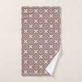 De Lavendel Schat | Vintage Bloem Medaillon Bad Handdoek (Handdoek)