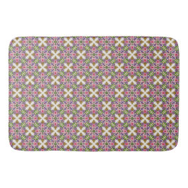 De Lavendel Schatkamer | Vintage Bloemen Medaillon Badmat
